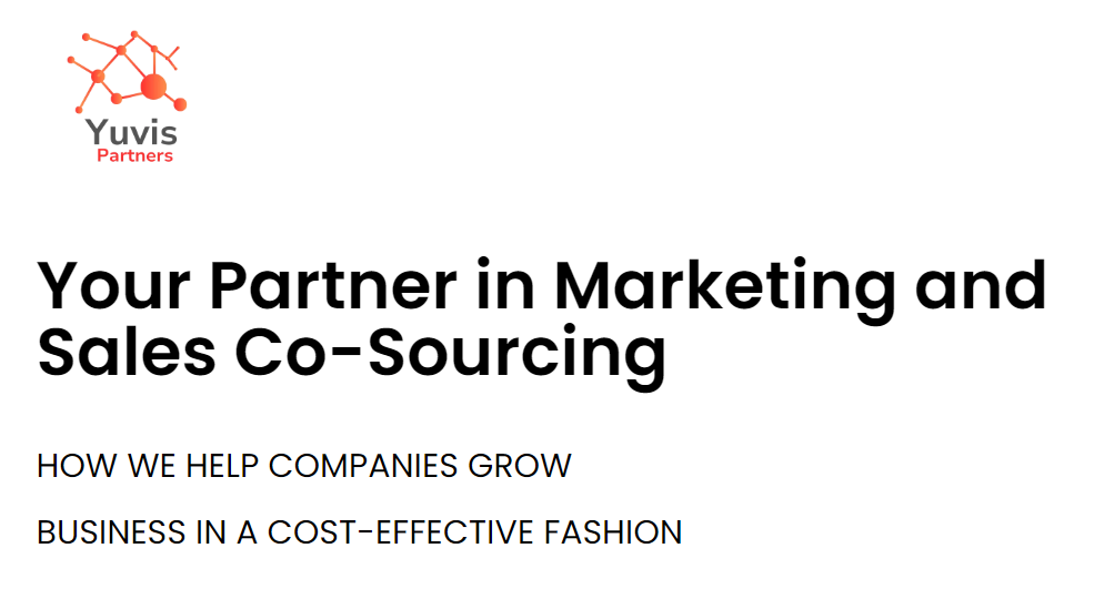 Your Partner in Marketing and Co-Sourcing